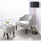 LumiSource Sofia Accent Chair - SILVER - Lifestyle