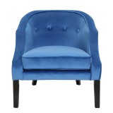 LumiSource Sofia Accent Chair - BLUE - Front