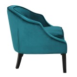 LumiSource Sofia Accent Chair - GREEN - Side