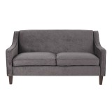 LumiSource Telluride Sofa - BLACK - Front