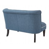 Christi Tufted - Milford Indigo - Back