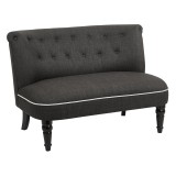 Christi Tufted - Milford Asphalt - Front