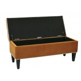 Cambridge Storage Bench - Opened - Goldenrod