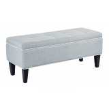 Cambridge Storage Bench - Opened - Grey