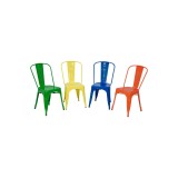 Industrial Chair Clearcoat and Solid Colors - Color Variations
