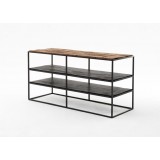 Nova Solo Rustica TV Stand Open Shelving