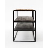 Nova Solo Rustica TV Stand Open Shelving