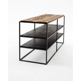 Nova Solo Rustica TV Stand Open Shelving
