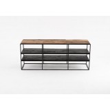 Nova Solo Rustica TV Stand Open Shelving - 140cm