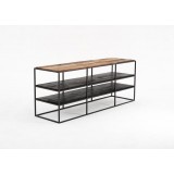 Nova Solo Rustica TV Stand Open Shelving - 140cm