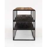 Nova Solo Rustica TV Stand Open Shelving - 140cm
