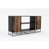 Nova Solo Rustika Sideboard 2 Doors Open Shelving