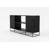 Nova Solo Rustika Sideboard 2 Doors Open Shelving