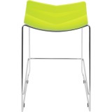 CHROME + LIME GREEN - Rear