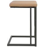 LumiSource Roman Counter Stool - Set of 2 - GREY; CAMEL - Side