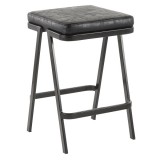 LumiSource Seven Counter Stool - BLACK - Perspective