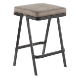 LumiSource Seven Counter Stool - STONE - Perspective