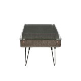 LumiSource Avery Coffee Table - Dark Grey - Side