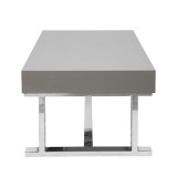 LumiSource Luster Coffee Table - Grey - Side