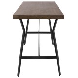LumiSource Wishbone Counter Table - Side