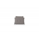 Cubed 02 Chair In Mixed Dance Gray Fabric - Back