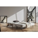 Cubed 02 Chair In Dark Wood Legs - Fully Reclined