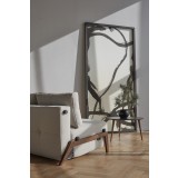 Cubed 02 Chair In Dark Wood Legs