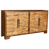 Bengal Manor Mango Wood Random Strips Sideboard