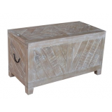 Bengal Manor Light Mango Wood Sliding Top Cocktail Table w/ Wine Storage