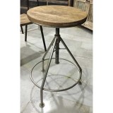 Bengal Manor Mango Wood and Metal Barstools