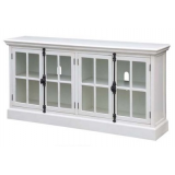 Coventry White Oak Finish 4 Door Media Console