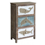Nantucket Rustic Shark Chest