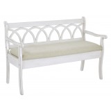 Coventry Storage Bench - White