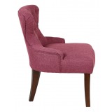 Curves Hour Glass Accent Chair - Purple