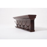 Nova Solo Toscana 4-Hook Coat Rack - Side