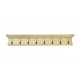 Yellow Brown Antique - Nova Solo Halifax 8-Hook Coat Rack - Front