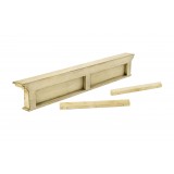 Yellow Brown Antique - Nova Solo Halifax 8-Hook Coat Rack - Disassembled