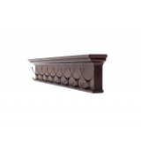 Nova Solo Toscana 8-Hook Coat Rack - Angled