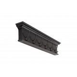 Nova Solo Halifax 6-Hook Coat Rack - Angled - Black White Antique