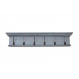 Nova Solo Halifax 6-Hook Coat Rack - Front - Blue Black