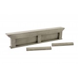 Nova Solo Halifax 6-Hook Coat Rack - With Parts - White Rustic