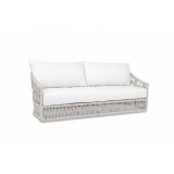 Sunset West Dana Rope Sofa With Cushion in Linen Canvas 