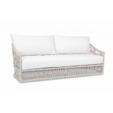 Dana Rope Sofa With Cushion in Linen Canvas
