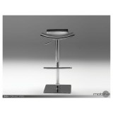 Senza Hydraulic Bar Stool - Black
