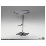 Senza Hydraulic Bar Stool - Grey