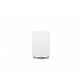 Remi Buffet Matte White with Brushed Stainless Steel  - Edge