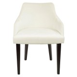 LumiSource Eliza Dining Chair - Set of 2 - CREAM - Front