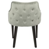 LumiSource Eliza Dining Chair - Set of 2 - GREY - Rear