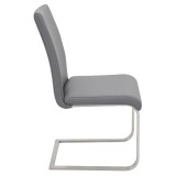  LumiSource Foster Dining Chair - Set of 2 - GREY - Side