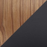 LumiSource Palm Dining Chair - Set of 2 - BLACK - Swatch